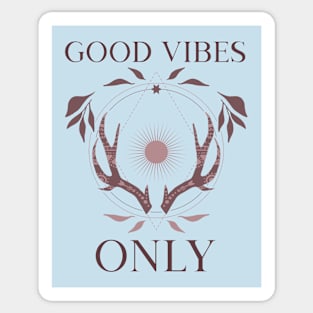 Good Vibes Only Esoteric Spiritual Sticker